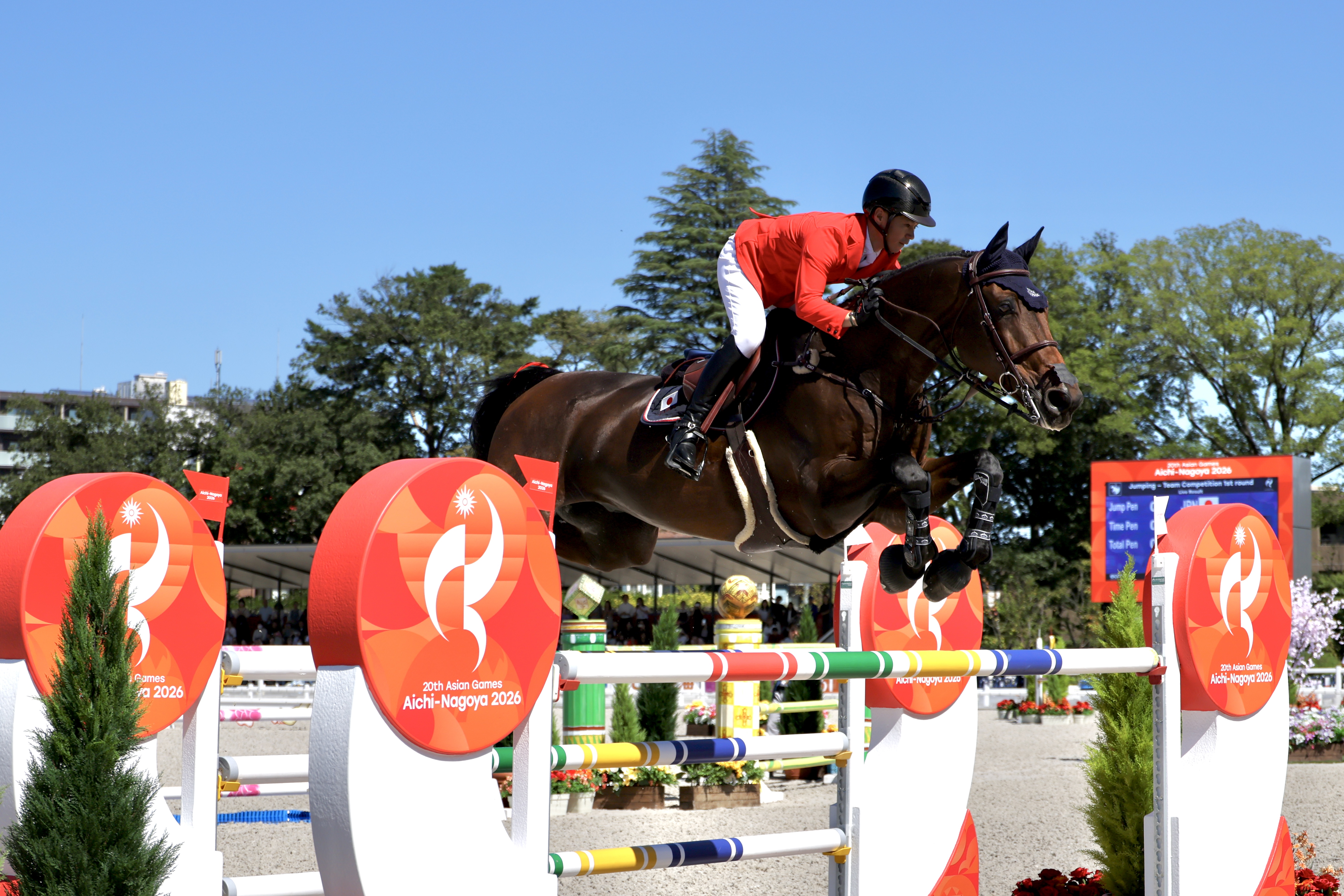 アジア大会》障害馬術団体決勝レポート 公益社団法人 日本馬術連盟